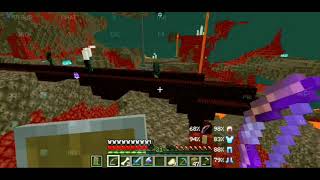 Exploreing nether fortresses in minecraft survival seris