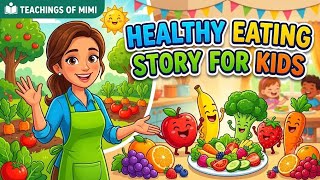 Details Healthy Eating Story for Kids | Mimi Magic Tales #viral #kids #health #life #good #cartoon #trending Guide