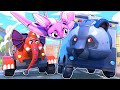 レスキュー隊 vs ロボット救急車　お医者さんを怖がらないで！　スーパー消防レスキュー隊| AnimaCars