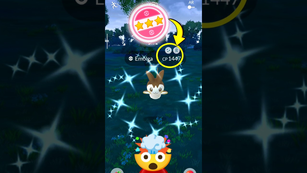 Let's Go! ✨ Shundo Emolga Catch in Pokemon Go 