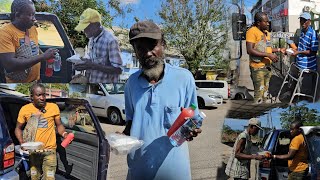 Feeding the homeless and less fortunate people | from Buff Bay portland to Annotto Bay St Mary