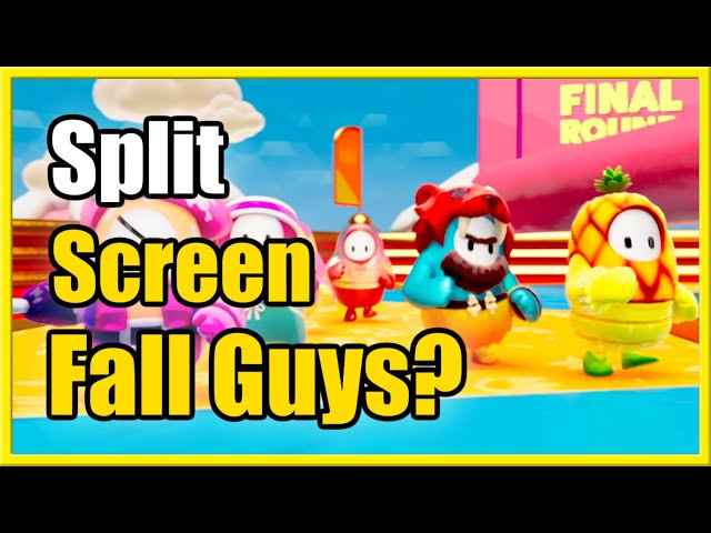 How To Play Split Screen on Fall Guys! (2 Player Split Screen on