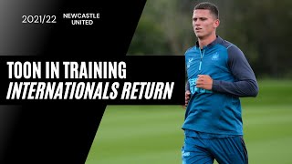 TOON IN TRAINING | Sven Botman and Nick Pope get to work!