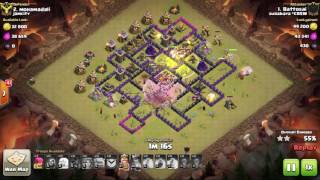 Clash Of Clans Th10 Attack In War 3 Star Valkyrie ,Wizard& Em ...