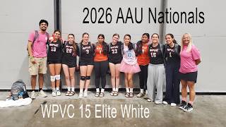 2026 AAU Nationals - WPVC 15 Elite White Highlights Day 2 Game 1