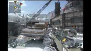 Black Ops SnD sniping gameplay on Array (14-3)