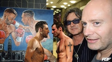 "JOE CALZAGHE WOULD HAVE BEATEN CARL FROCH"- ARTIST PATRICK KILLIAN @ TAYLOR-LOPEZ & GARETH A DAVIES