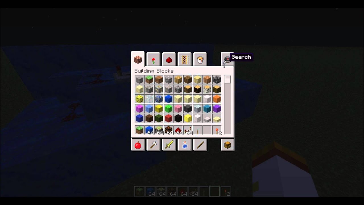 Minecraft tutorial - how to make a hidden 2/2 piston door - YouTube
