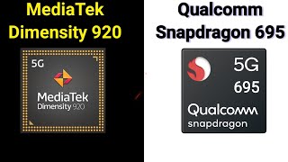 Mediatek Dimensity 920 vs Snapdragon 695 | ⚡⚡⚡ Which is Better  Snapdragon 695 vs Dimensity 920 🔥🔥🔥