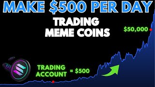 How to Make $500 Per Day Trading Solana Meme Coins