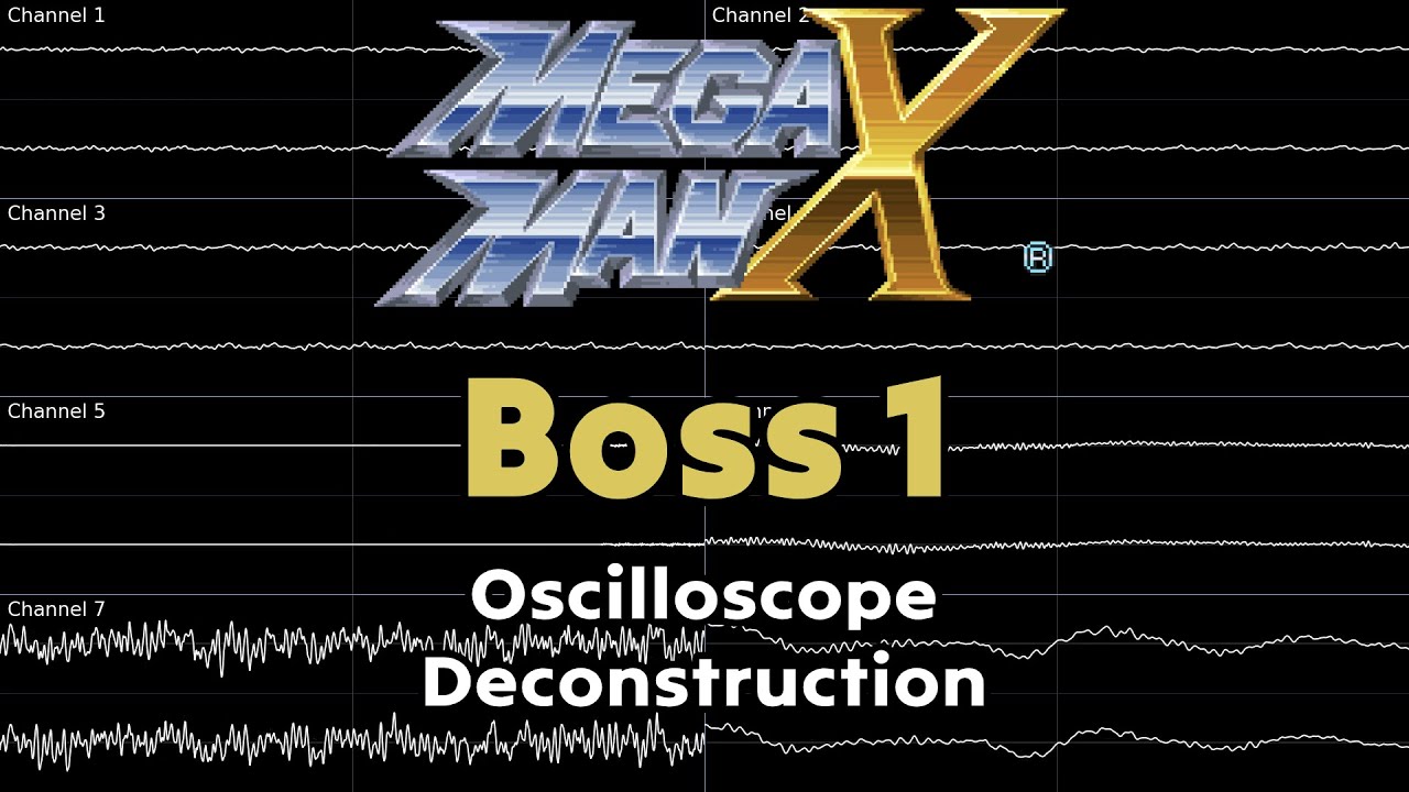Boss 1 (Mega Man X) -- Oscilloscope Deconstruction