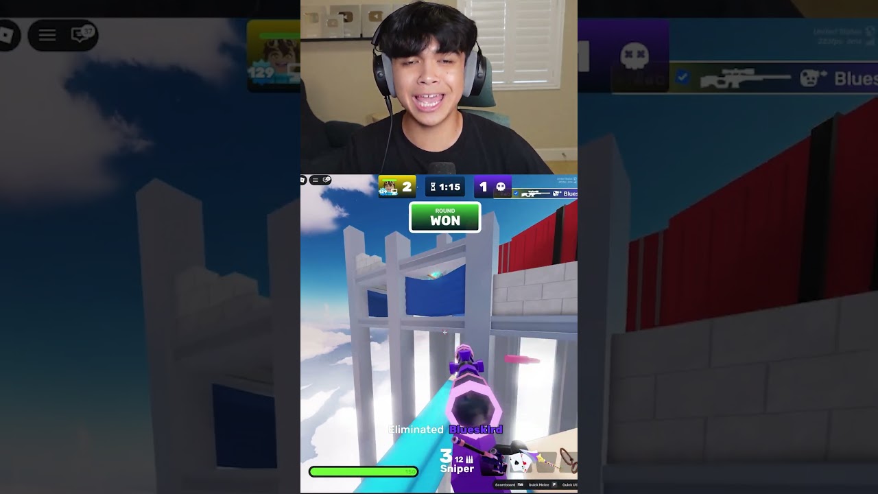 toxic player tells me to uninstall.. 😭 💀 #roblox