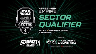 Detalles Star Wars Unlimited - Ashes of the Empire | Limited Sector Qualifier - Fort Worth, TX - Day 2 Guía