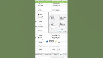 How to delete blank rows in excel #shortvideo