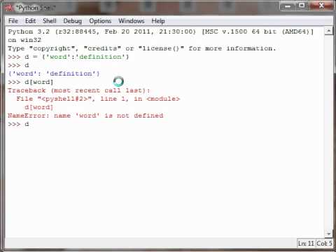 Python Tutorial 13 - Dictionaries
