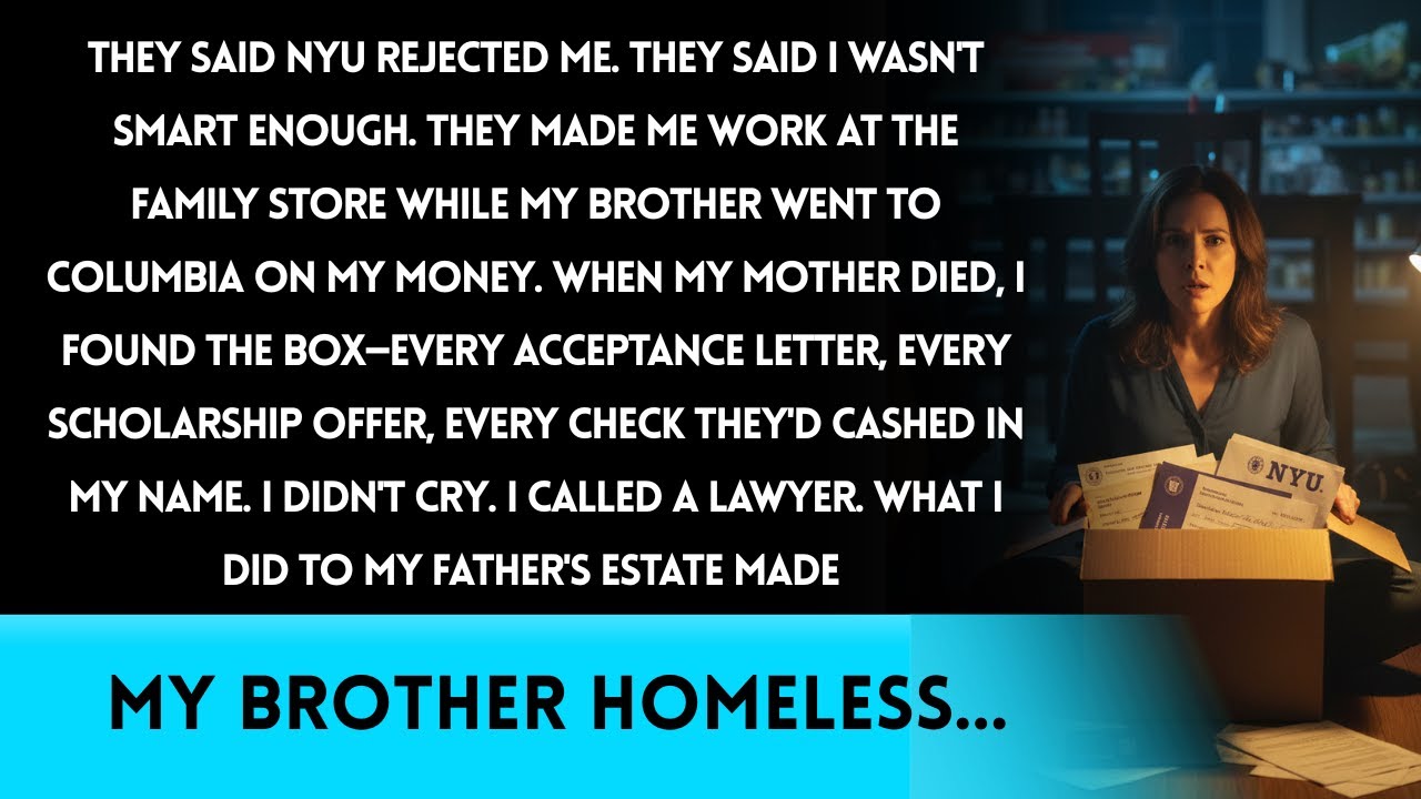 My Parents Cashed My Scholarship Checks And Told Me I Didn't Get In — I Found The Acceptance Letter