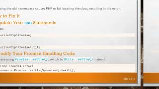 Fixing Class GuzzleHttp\Promise Not Found Error in PHP with Guzzle 7.x