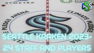 Seattle Kraken 2023-24 staff and player introductions
