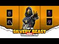 TOP 20 BEST DRESS COMBINATION WITH SILVERY BEAST BUNDLE ! FREE FIRE MAGIC CUBE BUNDLE COMBINATION !
