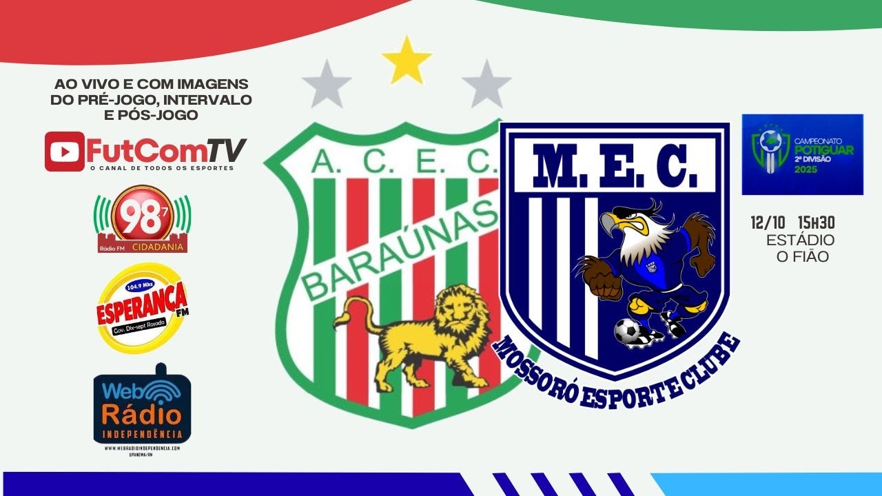 AO VIVO - BARAÚNAS X MOSSORÓ