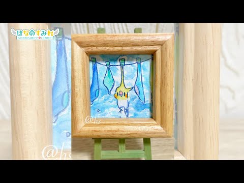 🐤🎨『おせんたくのびのびインコ』透明水彩メイキング/ Watercolor Painting🎨🦜#Shorts #Cockatiel