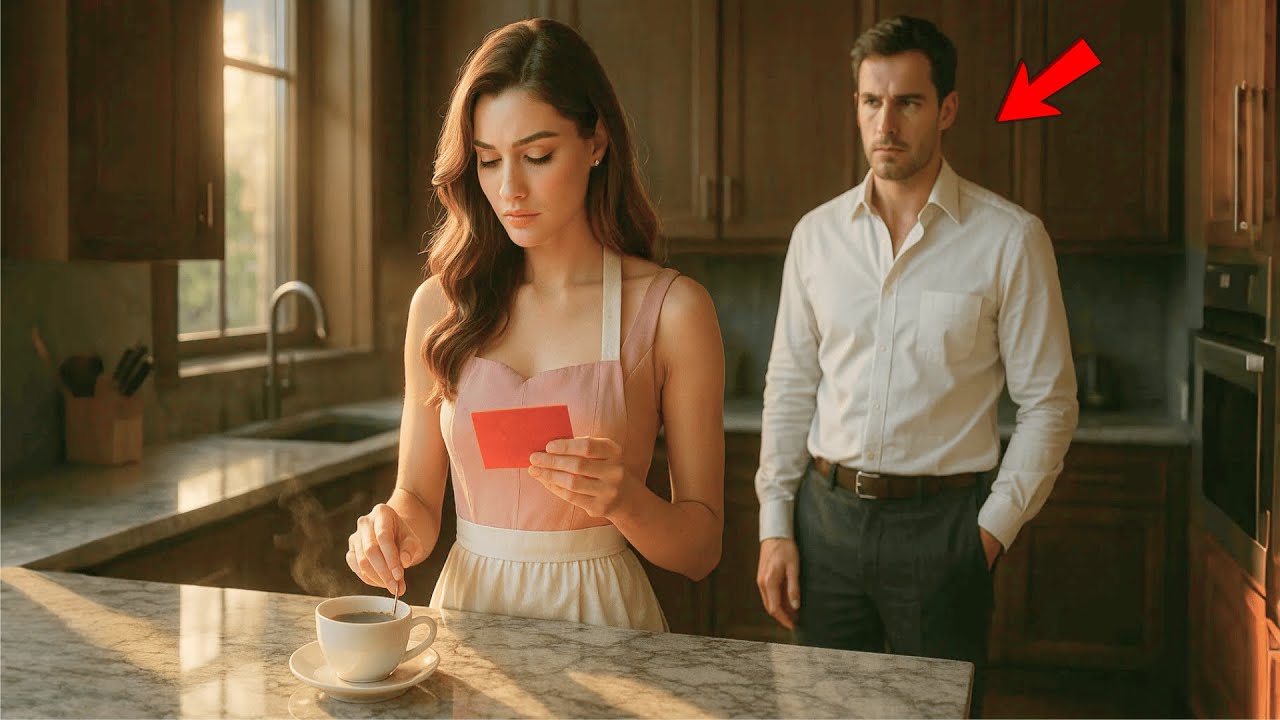 La jeune femme pauvre laisse une carte d’anniversaire — le PDG solitaire la lit et fond en larmes...