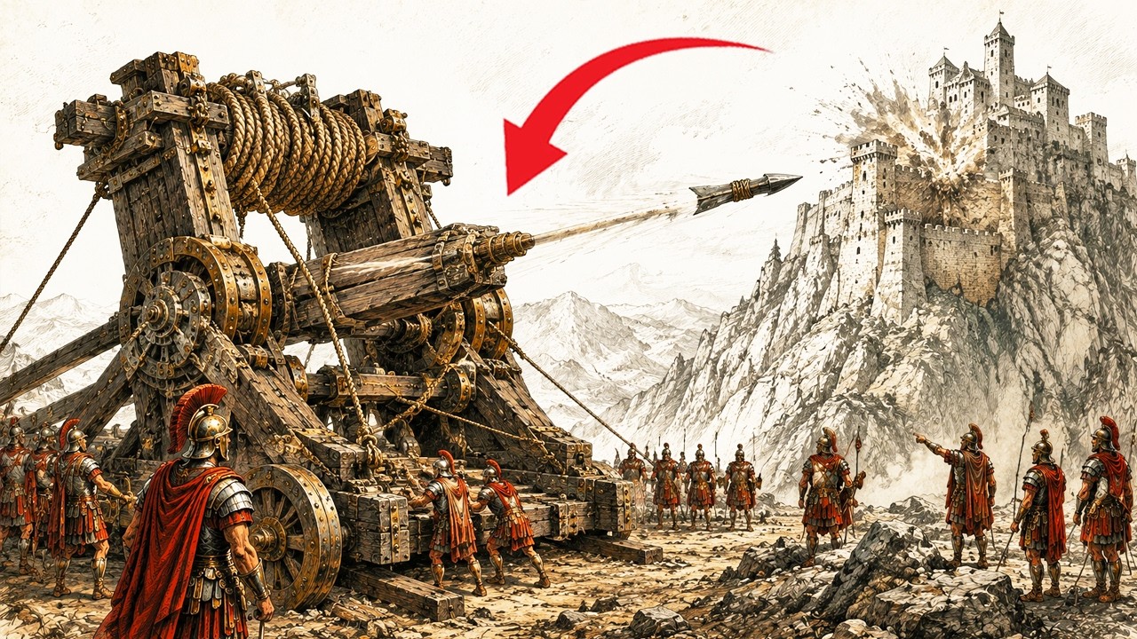 The 80,000 lb Secret Roman Tech Weapon That CRUSHED Mountain Fortresses