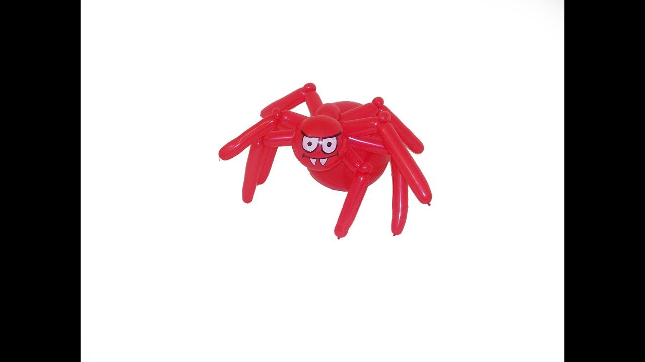 How to make a spider with balloon twisting balloon twisting instructions