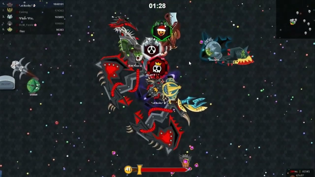 Evowars.io | 1 Trận Buff FFa Lụm ngay 2m7 | Và 3 Lần Mega Kiil?