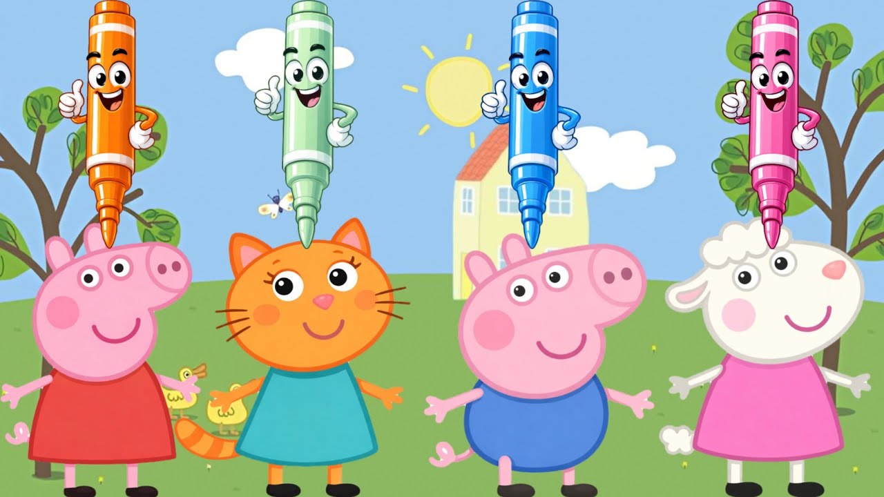 Peppa Pig Dress Up - Guess The Character With Their Shadow | Fun Guessing Game With Peppa Pig