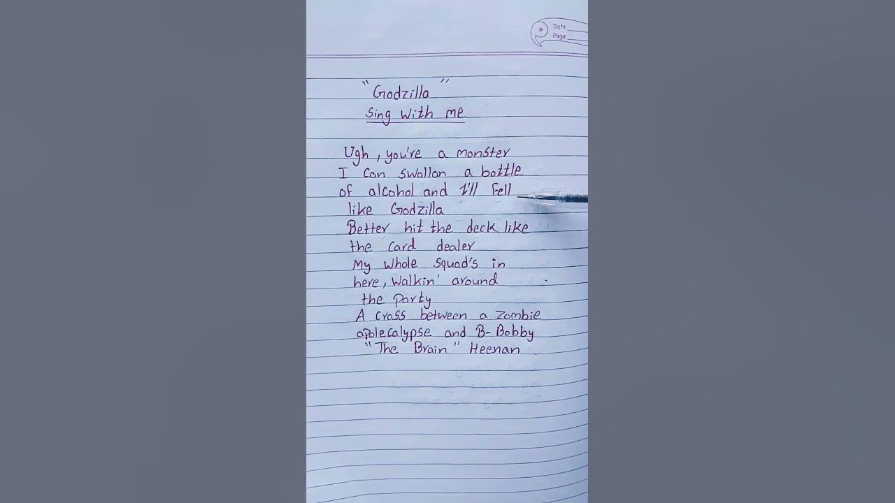 Eminem - Godzilla (Lyrics) ft. Juice World #rap #music #hiphop #rapper #song #lyrics