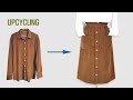 Diy upcycling a shirt  making skirt  recycling old your clothesrefashion