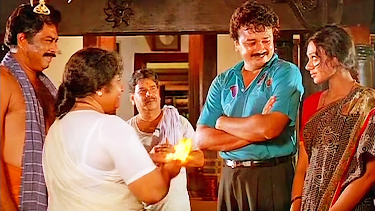 "പവിഴം എന്റെ ഭാര്യയാണ്" Jayaram Shobana Meleparambil Aanveedu