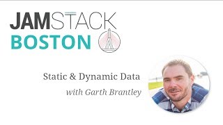 "Static & Dynamic Data" w/ Garth Brantley