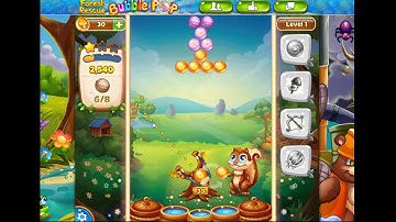 Forest Rescue bubble pop level 1