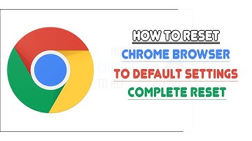 How to Reset Chrome Settings to default in PC/laptop on Windows 10 [Complete Reset]