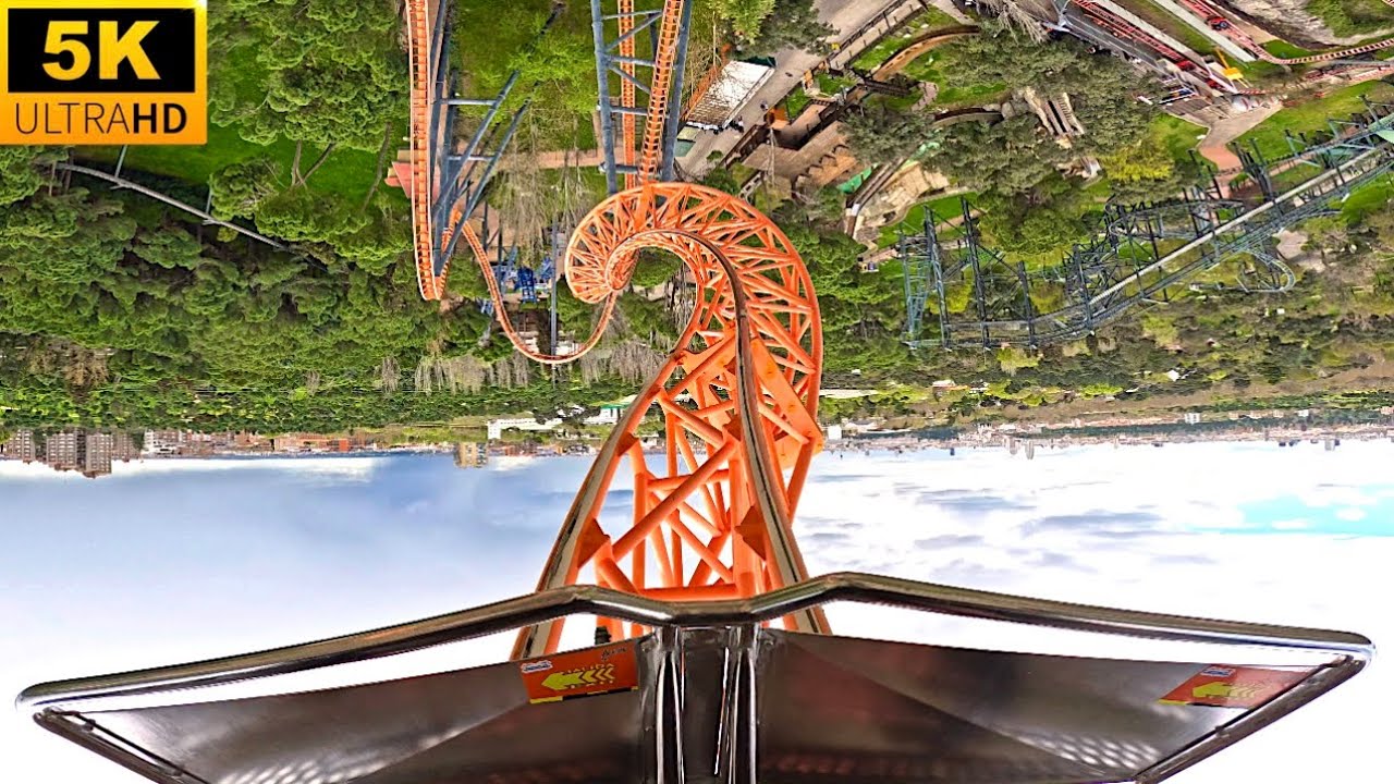 Abismo POV 5K WORLD’S WEIRDEST ROLLER COASTER! Parque De Atracciones, Spain
