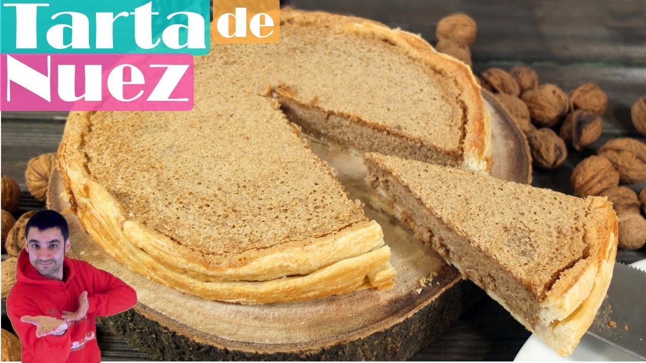TARTA de NUEZ al HORNO 😍😋 MUY FÁCIL y JUGOSA. Receta # 325
