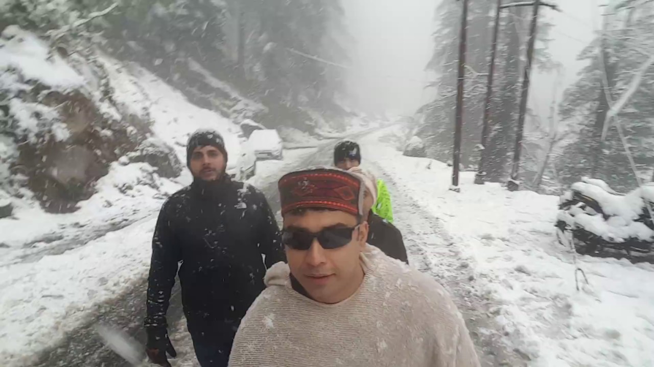 Snowfall in Kasol YouTube