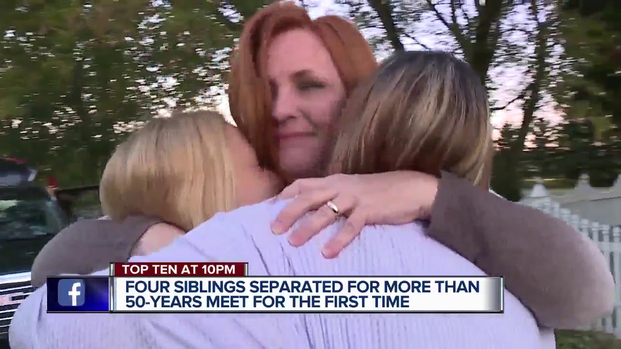 Four Siblings Separated For 50 Years Meet After Reconnecting On Facebook Youtube