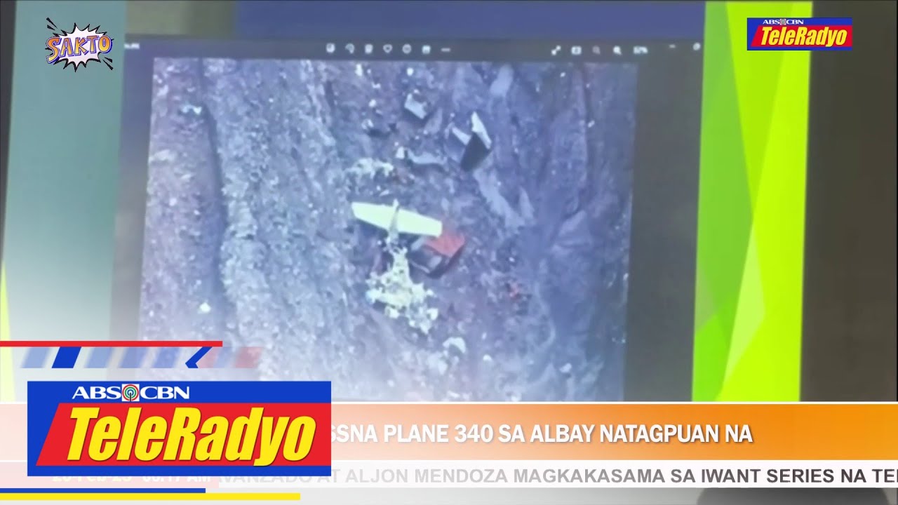 Nawawalang Cessna plane 340 sa Albay natagpuan na | Sakto (20 Feb 2023)