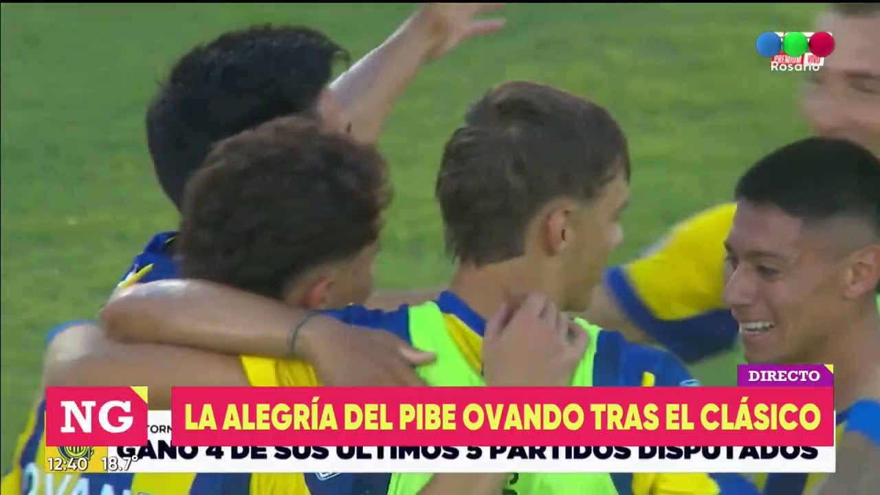 La alegría de Ovando tras el clásico- TELEFE ROSARIO