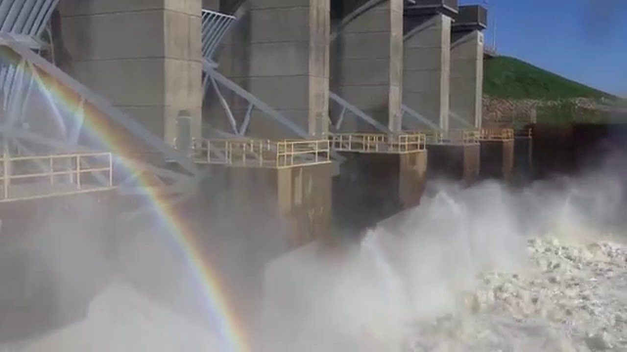 160103 HUGO DAM - WINTER FLOOD - USACE TULSA