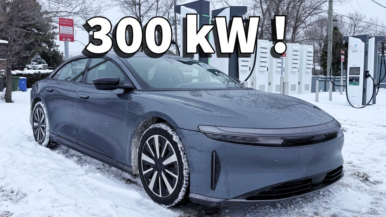 425 km d'autonomie en 20 minutes | Test de recharge Lucid Air Pure