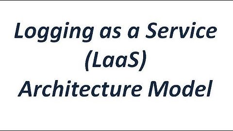Logging as a Service(LaaS) Architecture Model