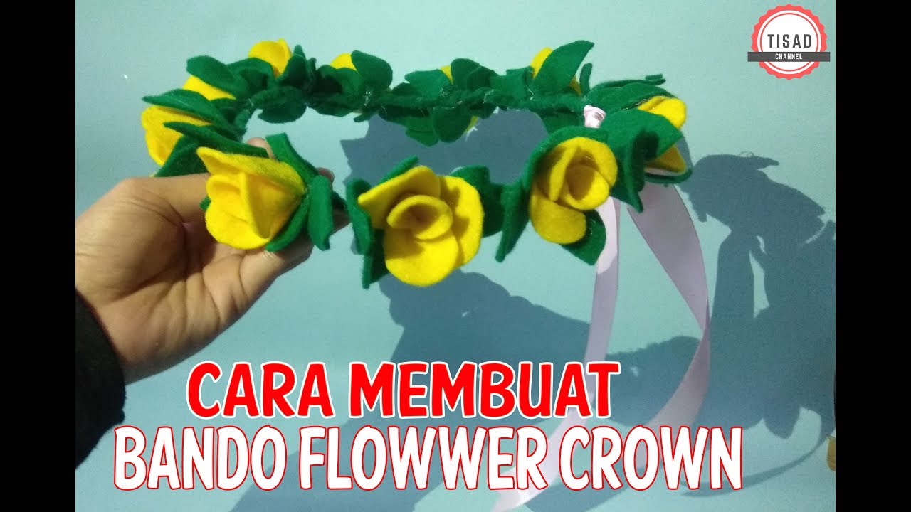 Diy Tutorial Cara Membuat Bando Flower