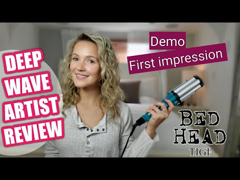 Bed Head Wave Artist Tutorial First Impression Simple Beachy Waves Deep Waver Review Youtube
