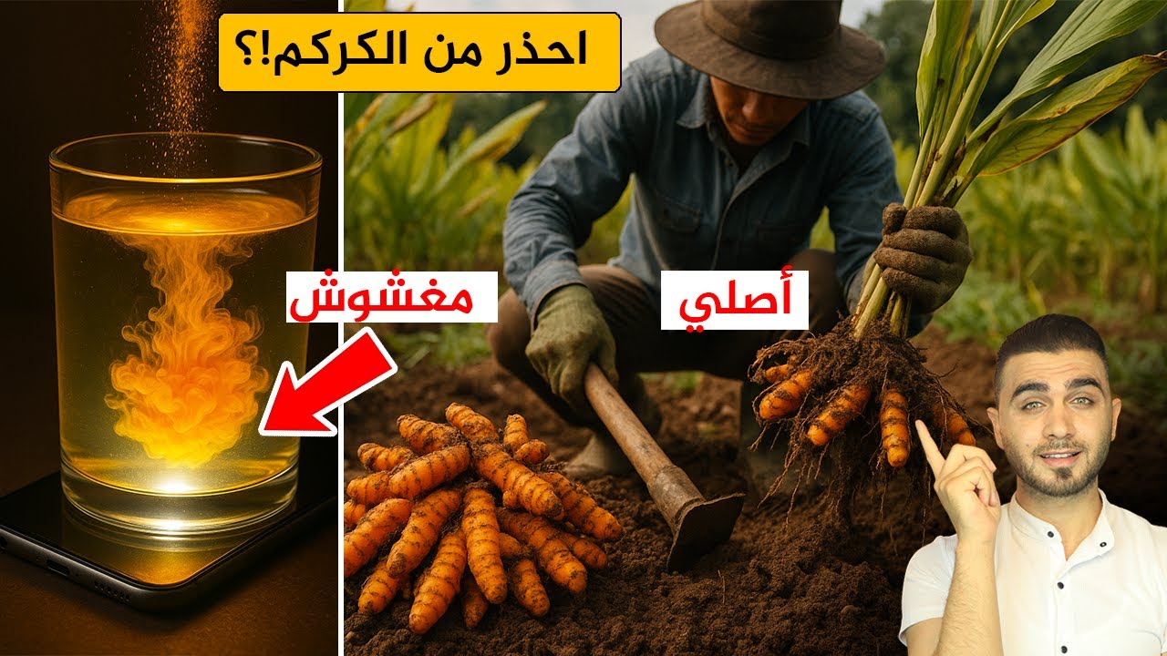 احذر الكركم المغشوش سم قاتل😱 اكتشفناه مع تحدي الكركم 😱فوائد الكركم العظيمة!