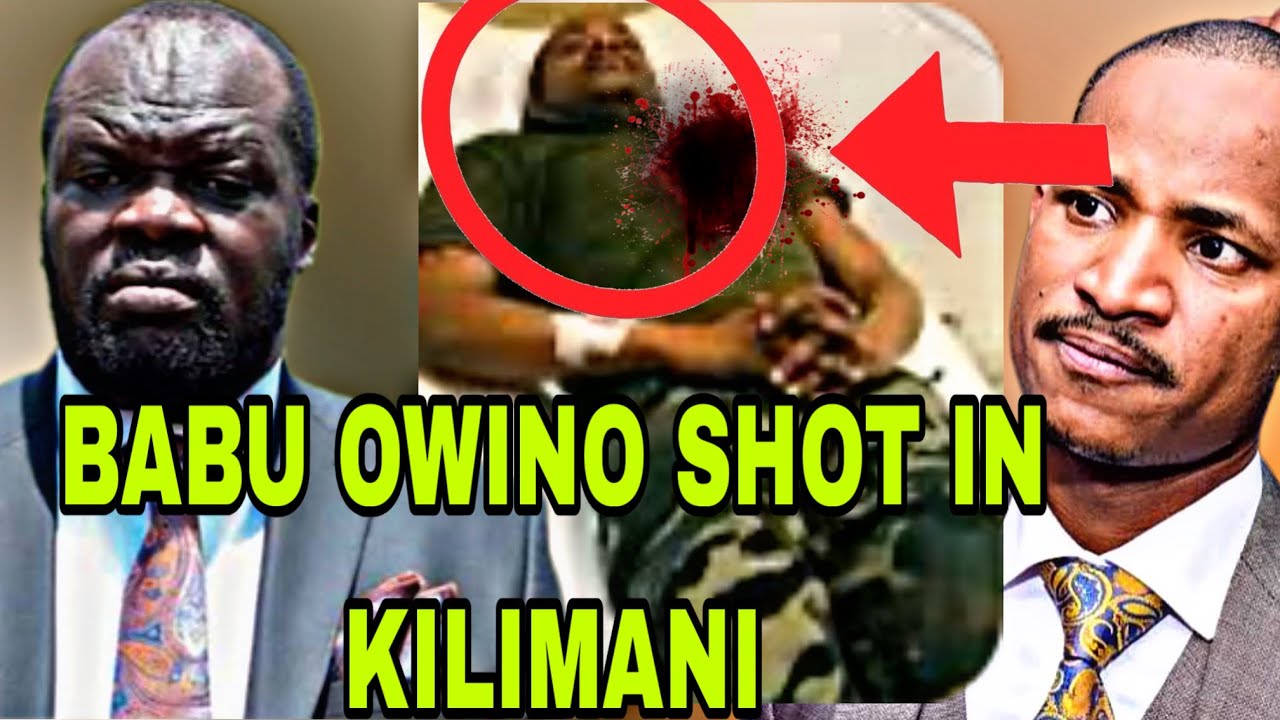 Шокирующе! Роберт Алай застрелил Бабу Овино в Найроби — Бабу Овино чудом избежал смерти.