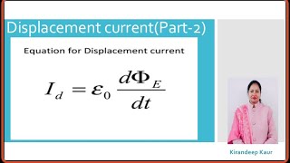 Displacement current and its expression part-2
